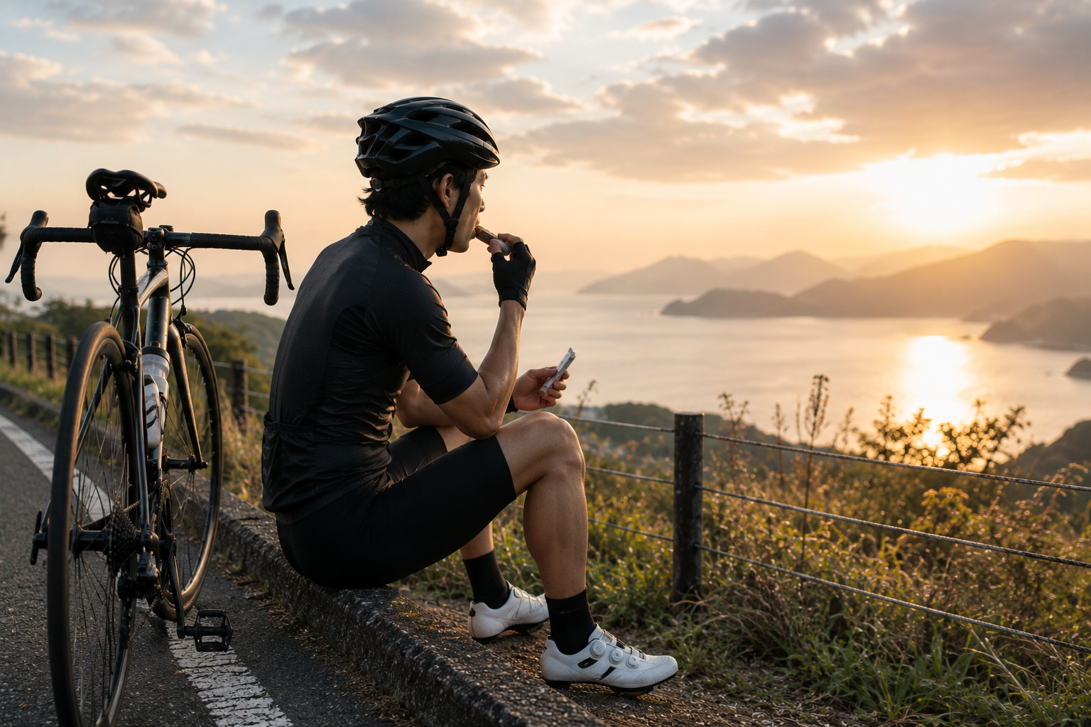 100kmライドの補給食タイミング入門