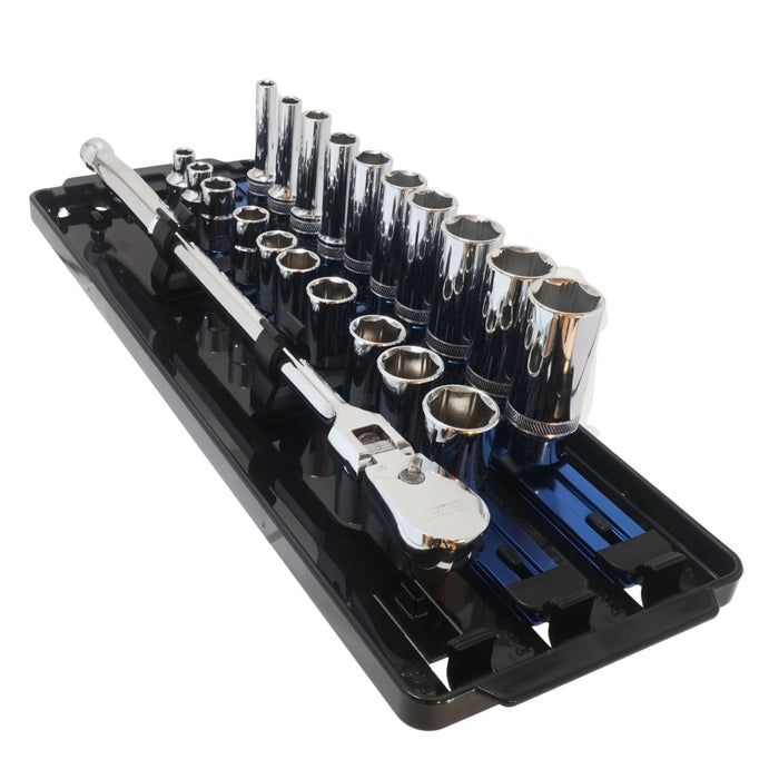 PWT ラチェットホルダー 4個入り 工具収納 ツールホルダー エクステンションバー対応 ツールボックス整理 差し込み式 シングルタイプ 整備工具