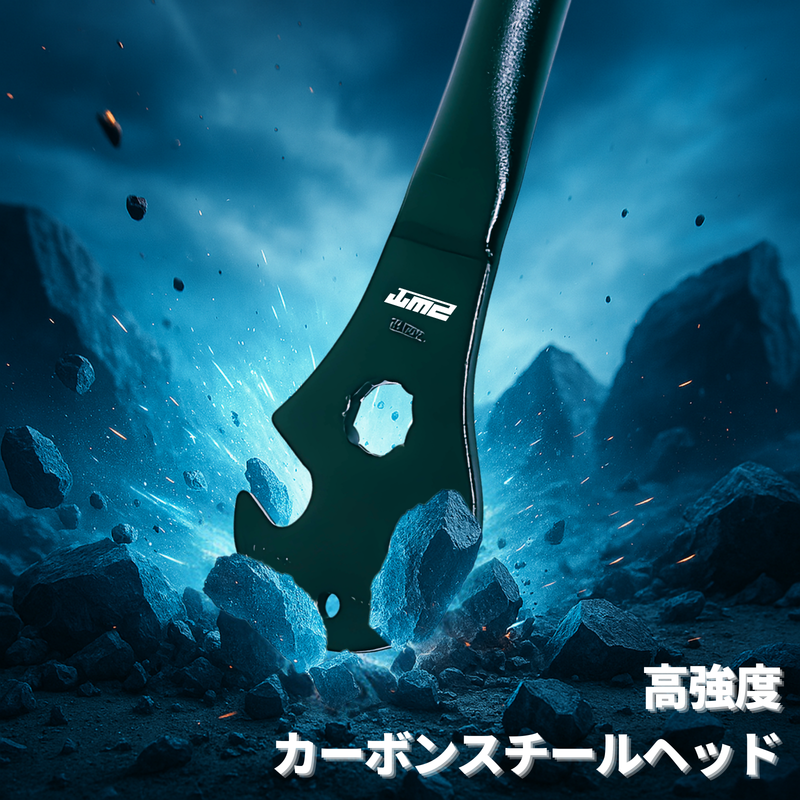 PWT ハイトルク ペダルレンチ PW163｜15mm対応 ロングハンドル355mm 自転車ペダル外し工具 カーボンスチール製 両開口タイプ 高トルク対応