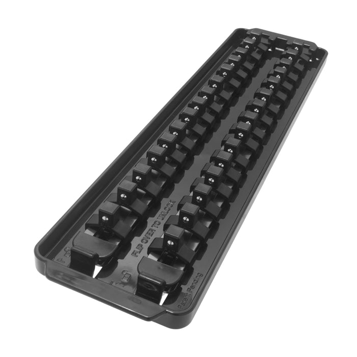 PWT ソケットホルダー トレイセット 2列 330mm ソケットレール2本＋クリップ付 工具収納 ソケット整理