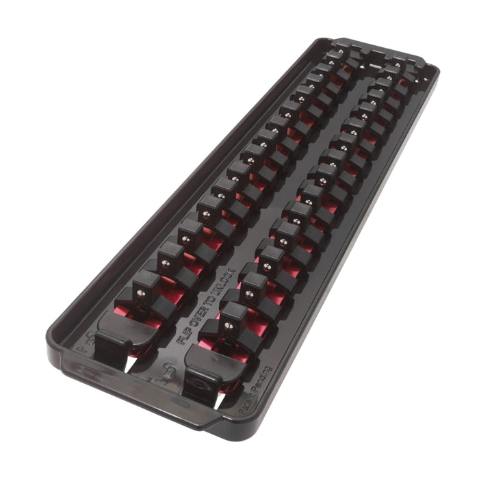 PWT ソケットホルダー トレイセット 2列 330mm ソケットレール2本＋クリップ付 工具収納 ソケット整理