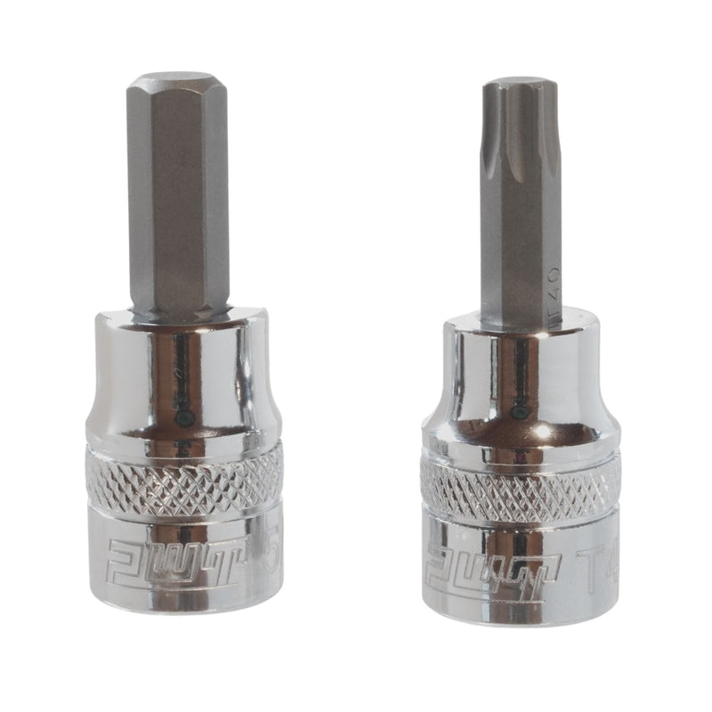 PWT ハーレー用 インチ工具セット 46ピース 3/8インチ ソケットレンチセット ノンスリップソケット トルクス・ヘックス KBT4463