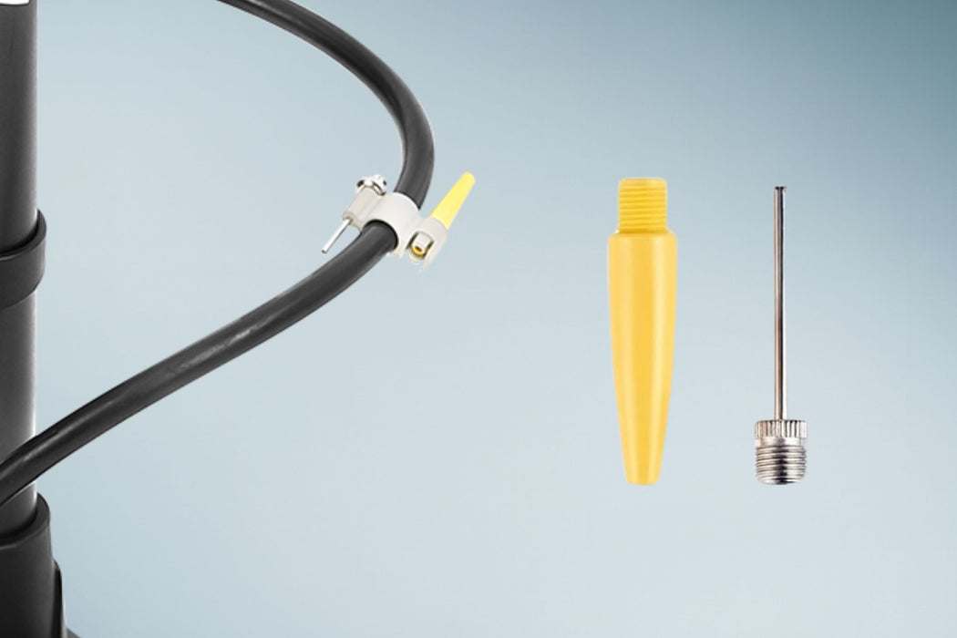 PWT 自転車 空気入れ ワンタッチロック ゲージ付きフロアポンプ 仏式/米式/英式対応 ブラック FP01E