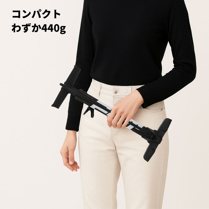 PWT 自転車 空気入れ 英式バルブ専用 軽量コンパクト フロアポンプ｜ママチャリ・シティサイクル・電動自転車対応｜ボール・浮き輪用アダプター付き FPJPS