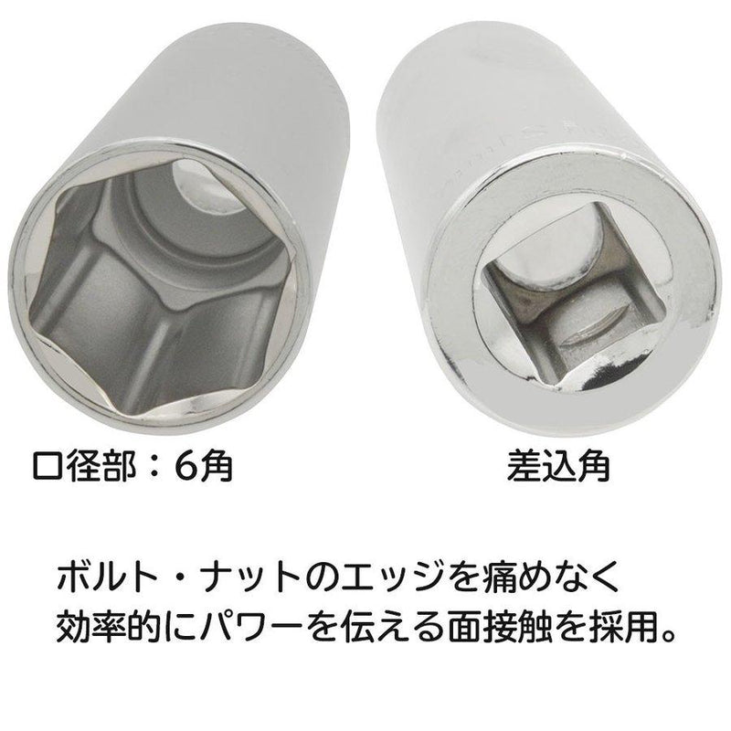 PWT 1/2インチ (12.7mm)ソケットセット 10,12,13,14,17,19,21,22,24mm ISS12SET - PWT トルクレンチ・ソケット工具などオリジナル工具専門店