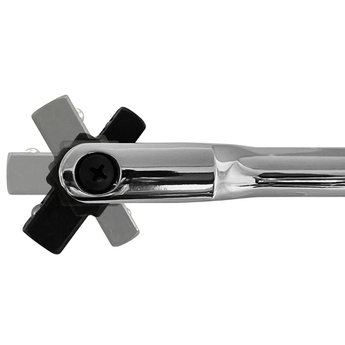 PWT スピンナーハンドル ブレイカーバー ソケットレンチ デュアルドライブ 1/2インチ（12.7mm) 3/8インチ(9.5mm) 全長460mm FH-DUAL18 - PWT トルクレンチ・ソケット工具などオリジナル工具専門店