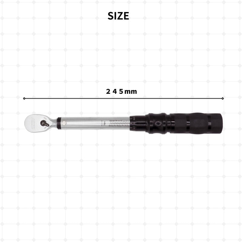 PWT トルクレンチ 1/4インチ 6.35mm トルクレンチセット 1-25Nm プリセット型トルクレンチ トルク管理 メンテナンス 整備 工具 自転車 バイク TW125-SET - PWT トルクレンチ・ソケット工具などオリジナル工具専門店