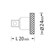 PWT 1/4インチ（6.35mm) クイックスピンナー スピンディスク QS14 - PWT トルクレンチ・ソケット工具などオリジナル工具専門店
