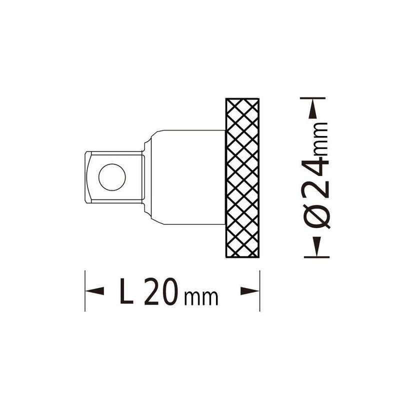 PWT 1/4インチ（6.35mm) クイックスピンナー スピンディスク QS14 - PWT トルクレンチ・ソケット工具などオリジナル工具専門店