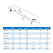 PWT 19x21mm ロングめがねレンチ ボックスレンチ 45° めがねレンチ - PWT トルクレンチ・ソケット工具などオリジナル工具専門店