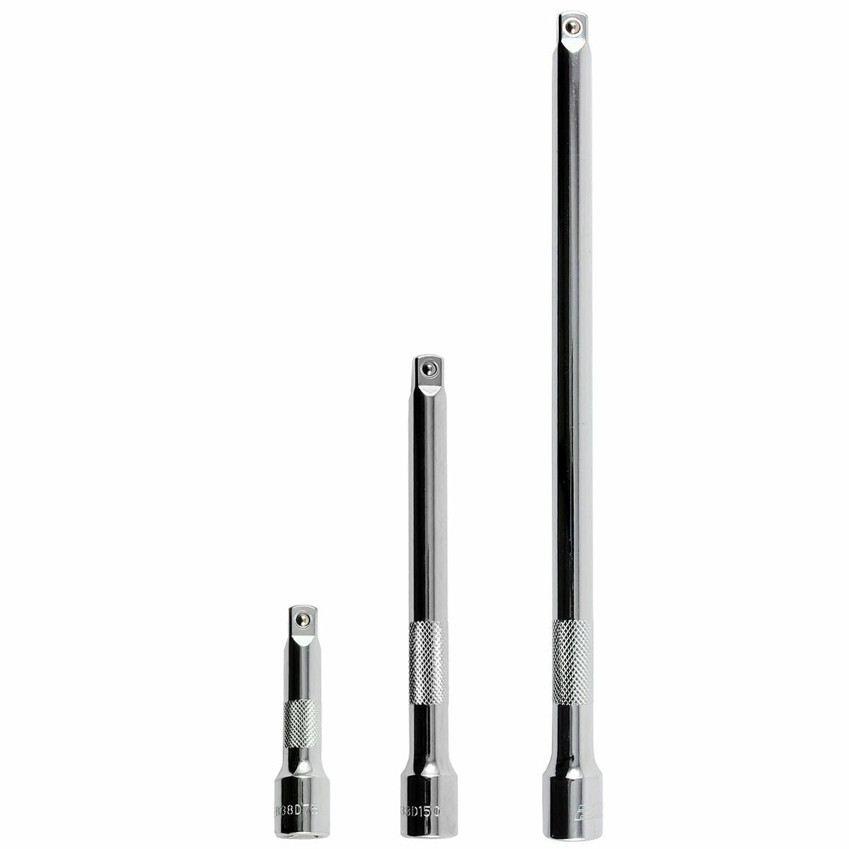 3/8インチ 9.5mm エクステンションバーセット 75/150/250mm IEB38SE 3/8インチ 9.5mm エクステンションバーセット 75/150/250mm IEB38SE