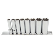 PWT 3/8インチ(9.5mm) インチ ディープソケットセット 5/16",3/8",7/16",1/2",9/16",5/8",11/16",3/4" IDS38SAESET - PWT トルクレンチ・ソケット工具などオリジナル工具専門店