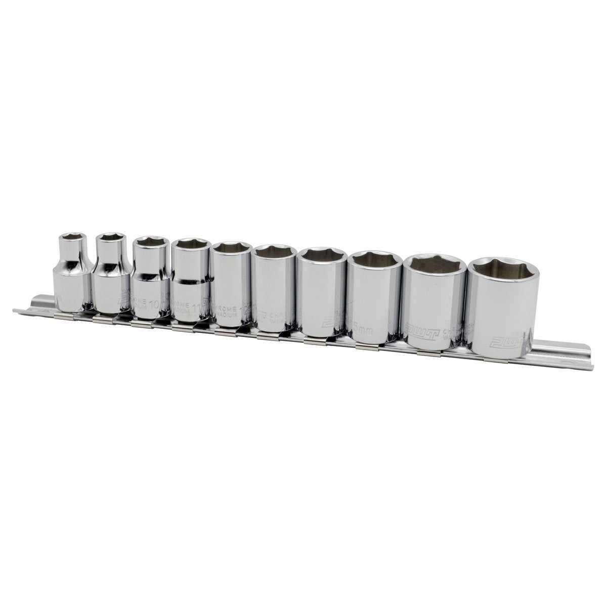 3/8インチ 9.5mm 6角 ソケットセット 10本組 7～19mm ISS38SET | PWT