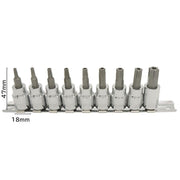 PWT 3/8インチ(9.5mm) いじり止め対応 トルクスビットソケットセット T15/T20/T25/T27/T30/T40/T45/T50/T55 IBS38TTSET - PWT トルクレンチ・ソケット工具などオリジナル工具専門店