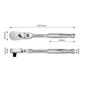 PWT 9.5mm 3/8インチ ラチェットハンドル フレックス 長さ8インチSRH38FLSH8 - PWT トルクレンチ・ソケット工具などオリジナル工具専門店