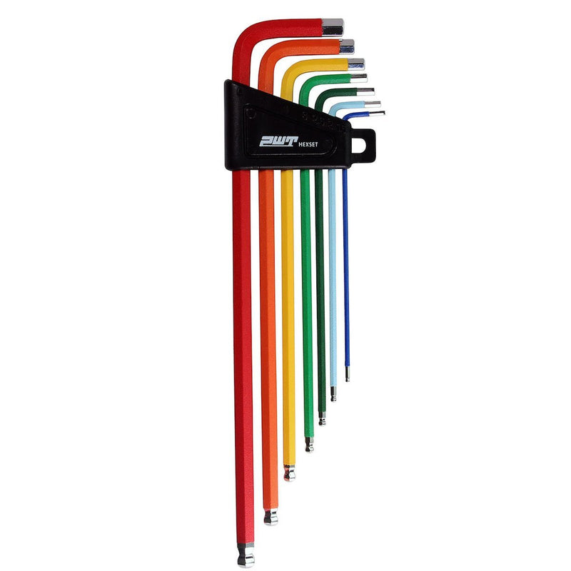 PWT 六角レンチ ボールポイントレンチ 六角棒レンチ セット HWP7RB - PWT トルクレンチ・ソケット工具などオリジナル工具専門店